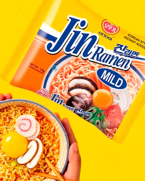JIN RAMEN_Picante medio paq. de 5u
