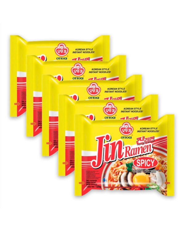 JIN RAMEN_Picante fuerte paq. de 5u
